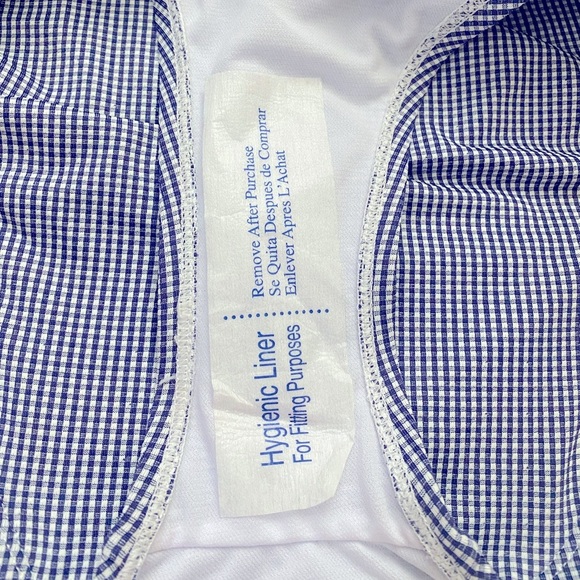 Kona Sol gingham side cinch high waist bottom - Picture 5 of 6